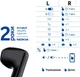 Наушники Nokia Go Earbuds 2 TWS-112 Black (8P00000250) - изображение 5