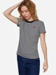 Футболка хлопковая женская Levi`s Perfect Tee 39185-0087 XL Черная с белым (5400898702386) - изображение 3