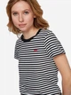 Футболка хлопковая женская Levi`s Perfect Tee 39185-0087 XL Черная с белым (5400898702386) - изображение 4
