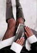 Колготки черные модные S - изображение 2