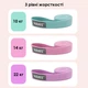 Набор резинок для фитнеса AOLIKES RB-3609 3шт Green+Pink+Violet - изображение 4