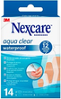 Zestaw Nexcare Aqua Clear plastry 2.2 cm x 2.7 cm 6 szt + plastry 2.6 cm x 5.7 cm 6 szt + plastry 3.1 x 6.3 cm 2 szt (4054596758704) - obraz 1