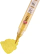 Маркер акварельний Santi Glitter Brush 13 Золотий 3 шт (390762) - зображення 4