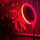 Круглая светодиодная лампа 45см RGB-LED Fill Light GS-450 цветная с пультом и штативом 2м для фото и видео - изображение 4