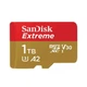 Карта пам'яті microSDXC (UHS-1 U3) SanDisk Extreme A2 1TB class 10 V30 (R190MB/s,W130MB/s) (adapter SD) - изображение 3