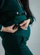 Спортивные штаны-джоггеры для беременных c карманами Темно-зеленый HN S - изображение 4