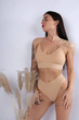 Комплект жіночої білизни No Brand П856 бежевий розмір One size - зображення 1