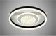 Люстра светодиодная LED с пультом, DIMMER, 88w Sneha (99653716040/3 BLACK+WHITE) - изображение 2