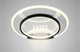 Люстра світлодіодна LED з пультом, DIMMER, 112+5w Sneha (99653116050/5 BLACK+WHITE) - зображення 1
