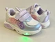 Кроссовки детские с LED подсветкой Tom.M р. 23 стелька 15 см для девочки весна осень 11086 сиреневые - изображение 8