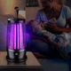Лампа от комаров BauTech портативная от USB с аккумулятором 4000 мАч Черный (1013-631-00) - изображение 6
