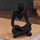 Статуэтка MBM HOME "Мыслитель с книгой" DH-ST-23 BLACK черная - изображение 2
