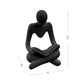 Статуэтка MBM HOME "Мыслитель с книгой" DH-ST-23 BLACK черная - изображение 4