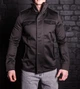 Чоловіча куртка чорна приталена R.A. 1315-XL - зображення 4