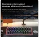 Механічна клавіатура з HOT SWAP REDRAGON FizzK617 RGB 61 Keys RED SWITCH UKR/ENG White Grey (FizzK617WG) - изображение 6