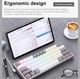 Механічна клавіатура з HOT SWAP REDRAGON FizzK617 RGB 61 Keys RED SWITCH UKR/ENG White Grey (FizzK617WG) - изображение 9