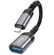 Перехідник Lightning to USB 2.0 для планшетів та смартфонів Hoco UA24 Lightning - зображення 5