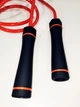Скакалка посилена для кросфіту BAX 3 m 151234 Black-red - зображення 4