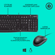 Zestaw przewodowy Logitech MK120 USB (920-002561) - obraz 7