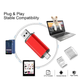 Флешка usb RED 64 gb + type C червона - изображение 5