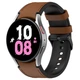 Ремешок 20мм кожа-силикон Samsung Galaxy Watch 4 | 5 | 6 | 7 BeWatch Коричневый (1gw0104) - изображение 1