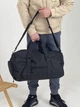 Спортивная сумка с карманом для обуви ткань оксворд 35L Black на 3 отделения - изображение 1