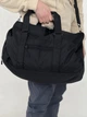 Спортивная сумка с карманом для обуви ткань оксворд 35L Black на 3 отделения - изображение 3