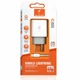 Мережевий Зарядний Пристрій USB SkyDolphin SC38L Lightning USB-C/2.4A (Білий) - изображение 3