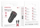 Автомобільний Зарядний Пристрій Borofone BZ19 Wisdom 2USB/2.4A + MicroUSB (Чорний) - изображение 4