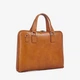 Сумка для ноутбука женская кожаная большая на молнии Regina Notte Briefcase m01304_g Рыжий - изображение 3