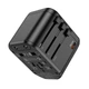Перехідник для розеток HOCO Walker three-port PD20W Universal conversion charger AC15 | 2USB/Type-C| Чорний - зображення 6