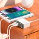 Мережевий Зарядний Пристрій HOCO HOCO Fuerza six-port charger N36 |3USB/3Type-C, 65W/3A, PD/QC - зображення 2