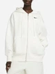 Толстовка на молнии с капюшоном оверсайз женская Nike W Nsw Phnx Flc Fz Os Hoodie DQ5758-133 S (196149283364) - изображение 4