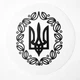 Наклейка "Малый герб Украины трезубец" прозрачная основа - изображение 8