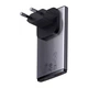 Сетевое зарядное устройство Baseus GaN5 Pro Ultra-Slim Fast Charger C+U 65W (Overseas Edition) Gray - изображение 4