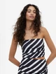 Топ женский H&M 061160495_blackwhite M Черный/Белый (6666000302663) - изображение 1