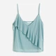 Топ женский H&M 061171522 S Бирюзовый (6666000304476) - изображение 5