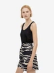 Шорты женские H&M 060993840_zebra M Черный/Бежевый (6666000291608) - изображение 1
