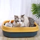 Туалет лоток для кішок Taotaopets 225501 46*38*13 см Indigo з лопаткою - зображення 2