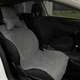 Накидка чехол на сиденья автомобиля Sheepskin из алькантары с подголовником (эко-замша) 1 шт серая (R341-1-N) - изображение 3