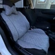 Накидка чехол на сиденья автомобиля Sheepskin из алькантары (эко-замша) широкая 1 шт серая (R372-1-N) - изображение 3