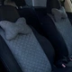 Накидки чехлы на сиденья автомобиля Sheepskin из алькантары (эко-замша) стандарт 2 шт серые (R370-2-N) - изображение 4