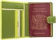 Обкладинка для паспорта шкіряна Visconti RB75 - Sumba (lime multi) - изображение 4