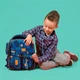 Рюкзак шкільний Kite Education каркасний Blocks 35x26x13.5 см Синій (K24-555S-6) - зображення 16