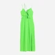 Платье миди летнее женское H&M 061077222 L Салатовое (6666000295316) - изображение 4
