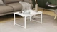 Стол журнальный приставной Терри Комбо Ferrum-decor 345x662x440 Белый металл ДСП Белый 16 мм (TERRIK008) - изображение 6