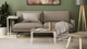 Стол журнальный приставной Терри Комбо Ferrum-decor 345x662x440 Белый металл ДСП Дуб Сонома Трюфель 16 мм (TERRIK012) - изображение 3