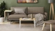 Стол журнальный приставной Терри Комбо Ferrum-decor 345x662x440 Белый металл ДСП Дуб Артизан 16 мм (TERRIK013) - изображение 4