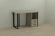 Компьютерный стол Ferrum-decor Отто 76x140x70 черный ДСП Дуб Сонома 32мм - изображение 1
