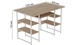 Компьютерный стол Ferrum-decor Тим 75x120x60 белый ДСП Дуб Сан-Марино 16мм - изображение 1